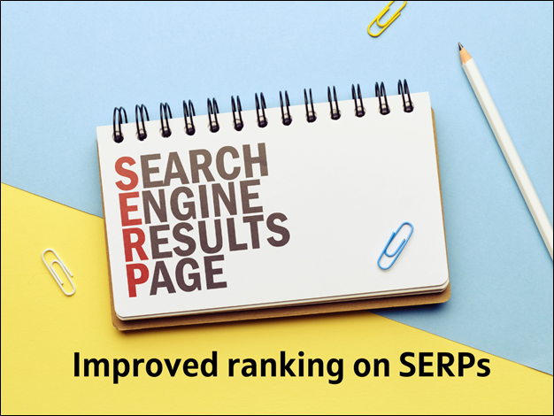 Improved ranking on SERPs